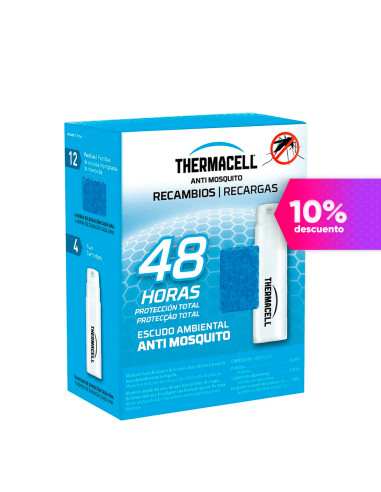 THERMACELL ANTI MOSQUITOS RECAMBIO 48 HORAS (caja de 12 un)