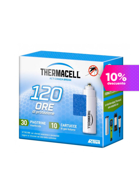 THERMACELL ANTIMOSQUITOS RECAMBIO 120 HORAS (caja 6 un)