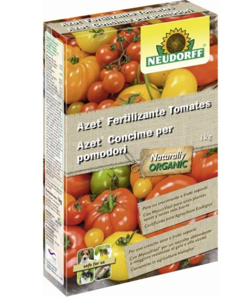 AZET FERTILIZANTE TOMATE 1 KG. (caja 8 unidades)