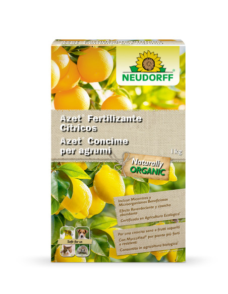 AZET FERTILIZANTE CITRICOS 1 KG (caja 8 unidades)