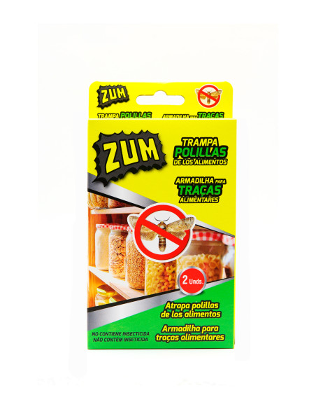 ZUM TRAMPA POLILLAS DE LOS ALIMENTOS  2 un (caja de 12 un)