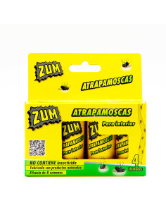 ZUM FLY  ATRAPAMOSCAS 4 UN (caja de 24 un)