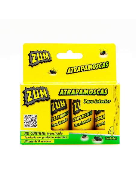 ZUM FLY  ATRAPAMOSCAS 4 UN (caja de 24 un)