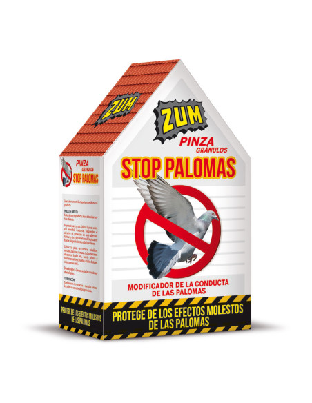 ZUM STOP PALOMAS PINZA GRANULOS 20 G (caja de 6 un)
