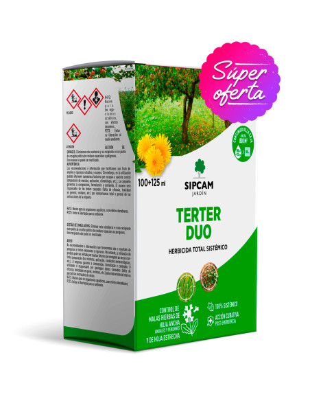 TERTER DUO HERBICIDA TOTAL 2 aplicaciones (caja 20 un)